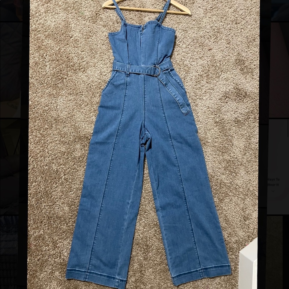 Denim Jumpsuit - Picture 1 of 3